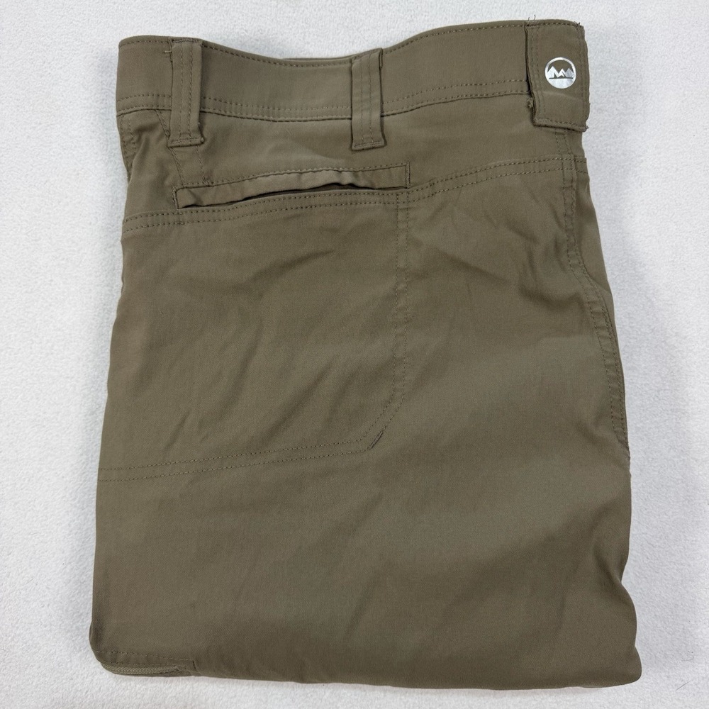Wrangler ATG Cargo Pants Mens 44x30 Outdoor Gorpcore Brown Hiking Flex Waist
